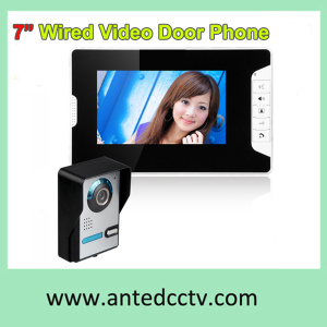 Wired Video Door Phone Intercom with 7" Color TFT Display