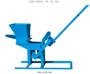 Qtj2-40 Hand Press Small Clay Brick Making Machine