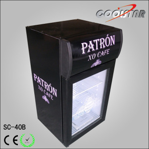 Countertop Single Glass Refrigerating Showcase with Light Box (SC40B)